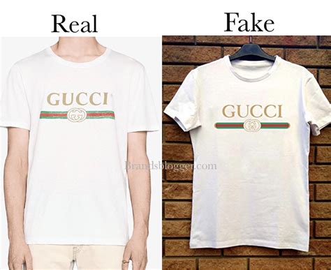 £100 FAKE GUCCI TSHIRT VS £350 REAL .